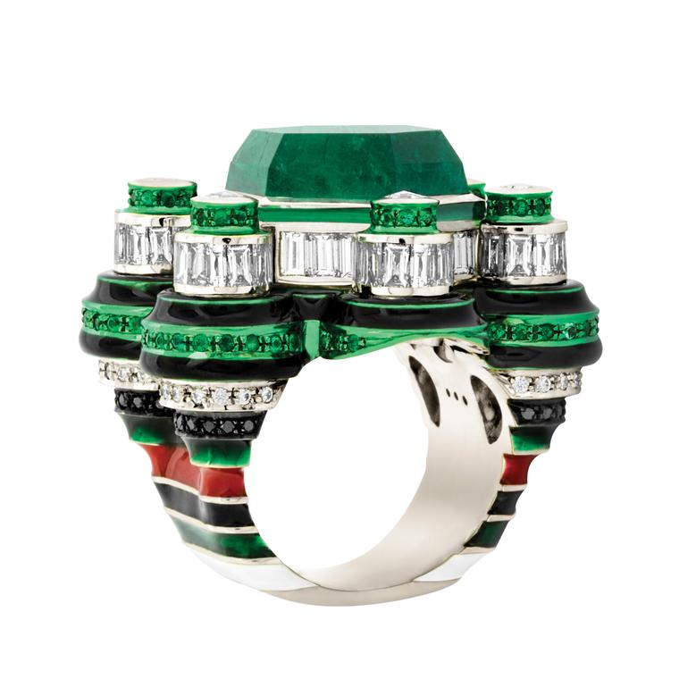 Solange Azagury-Partridge Poptails Space Station cocktail ring