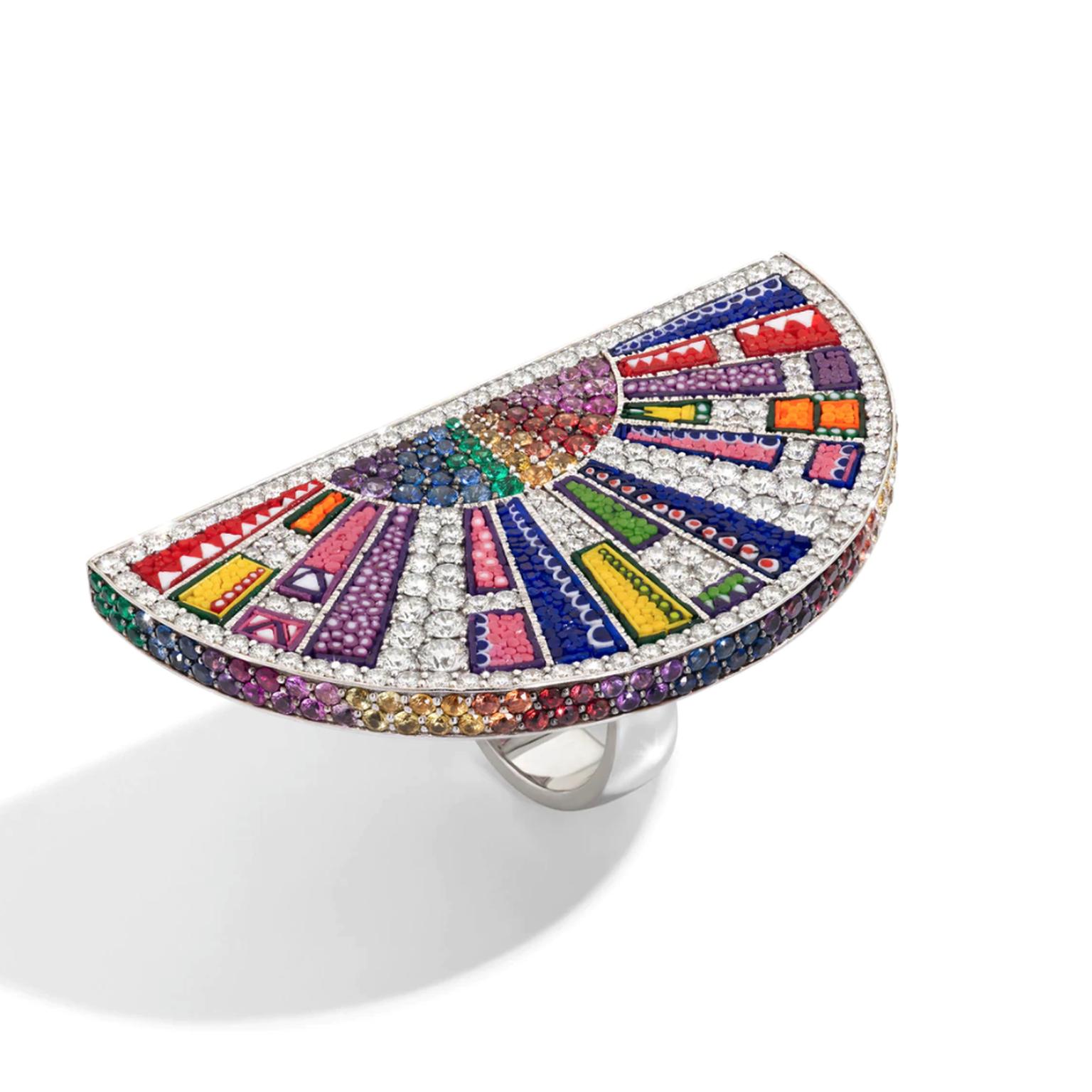 Antique micro mosaic store jewelry