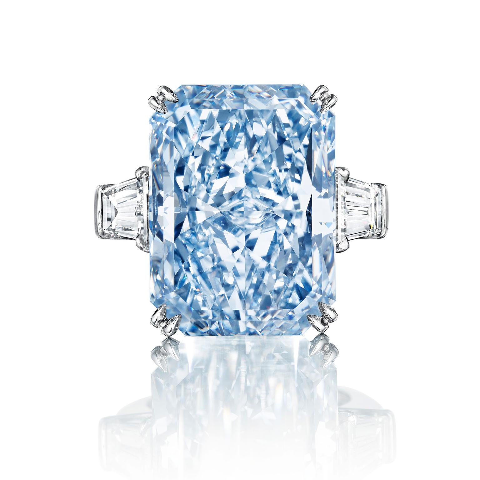 Christie's Cullinan Dream blue diamond ring