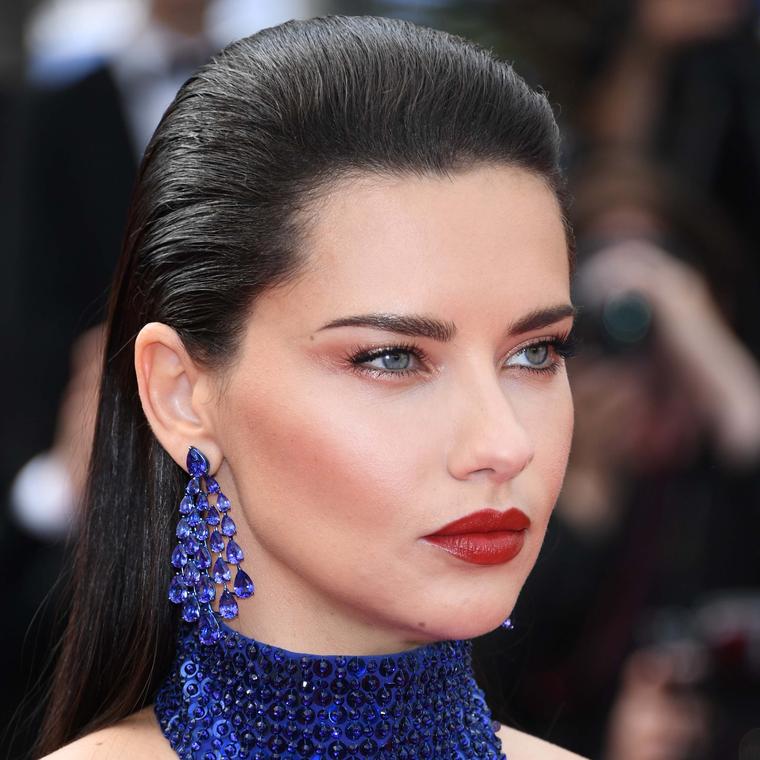 Adriana Lima in Chopard jewels Cannes Film Festival 2019 