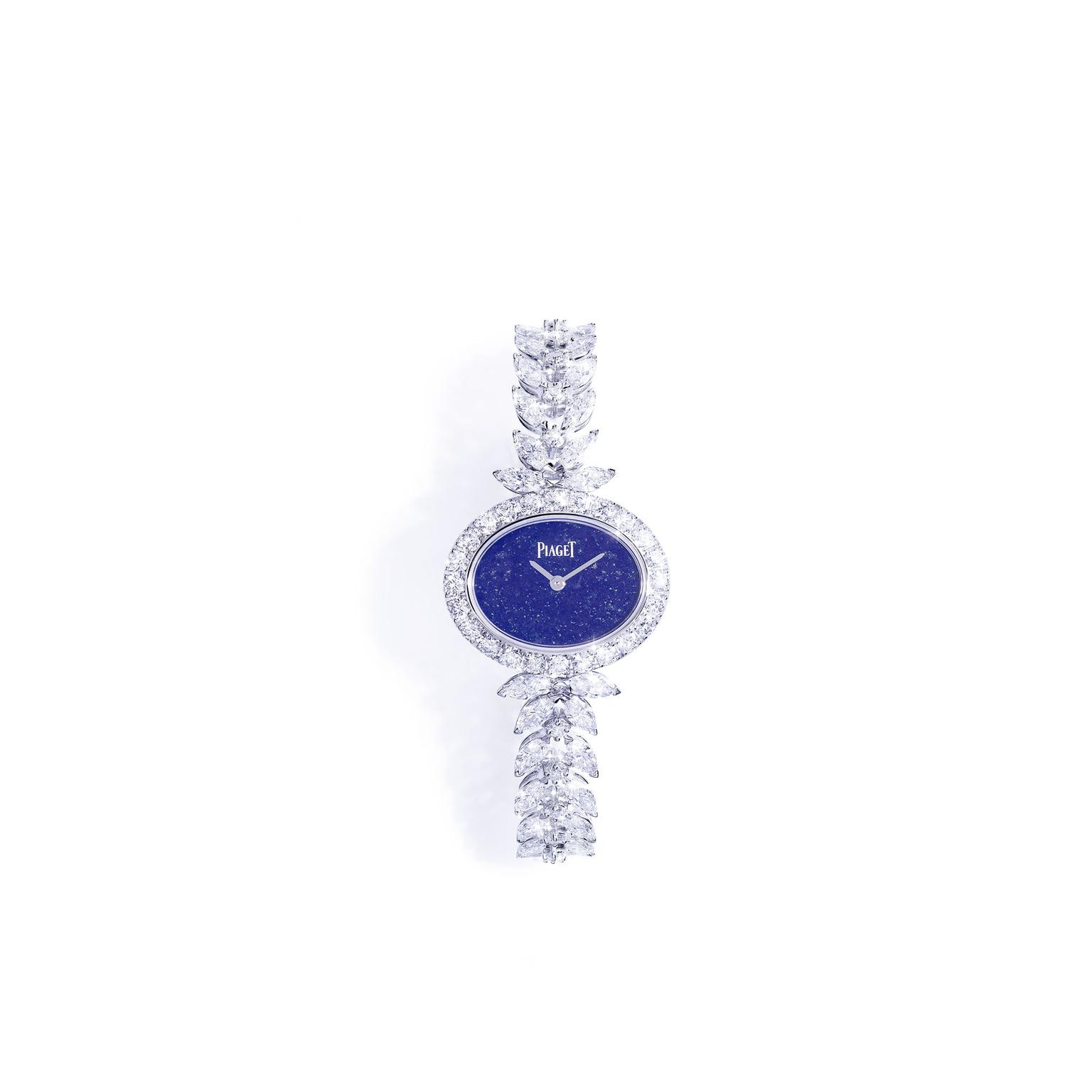 Piaget Sunny Side of life white gold watch with lapis lazuli dial