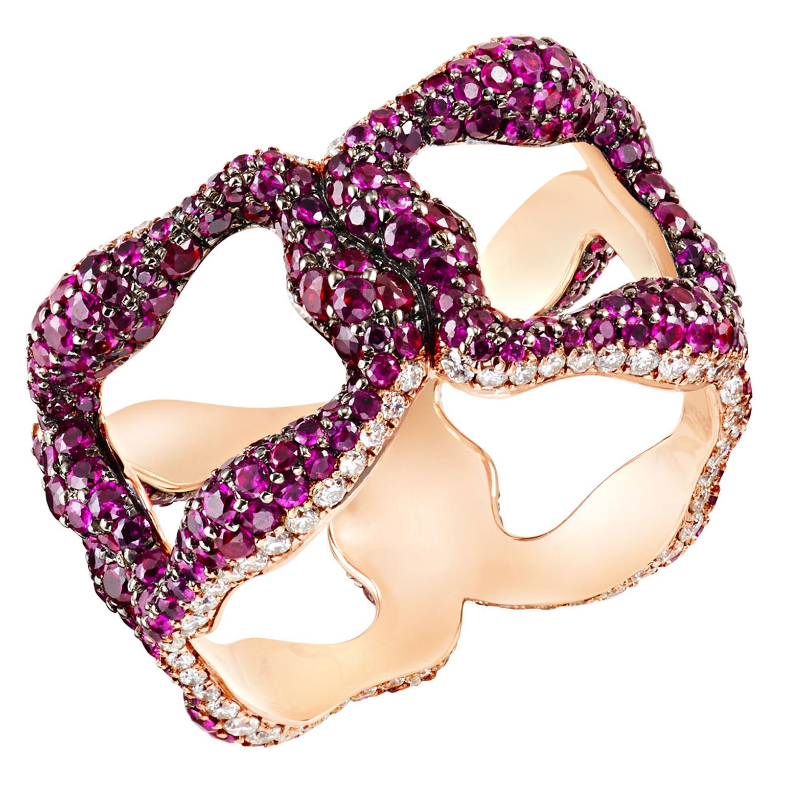 Fabergé Emotion Gypsy ruby ring