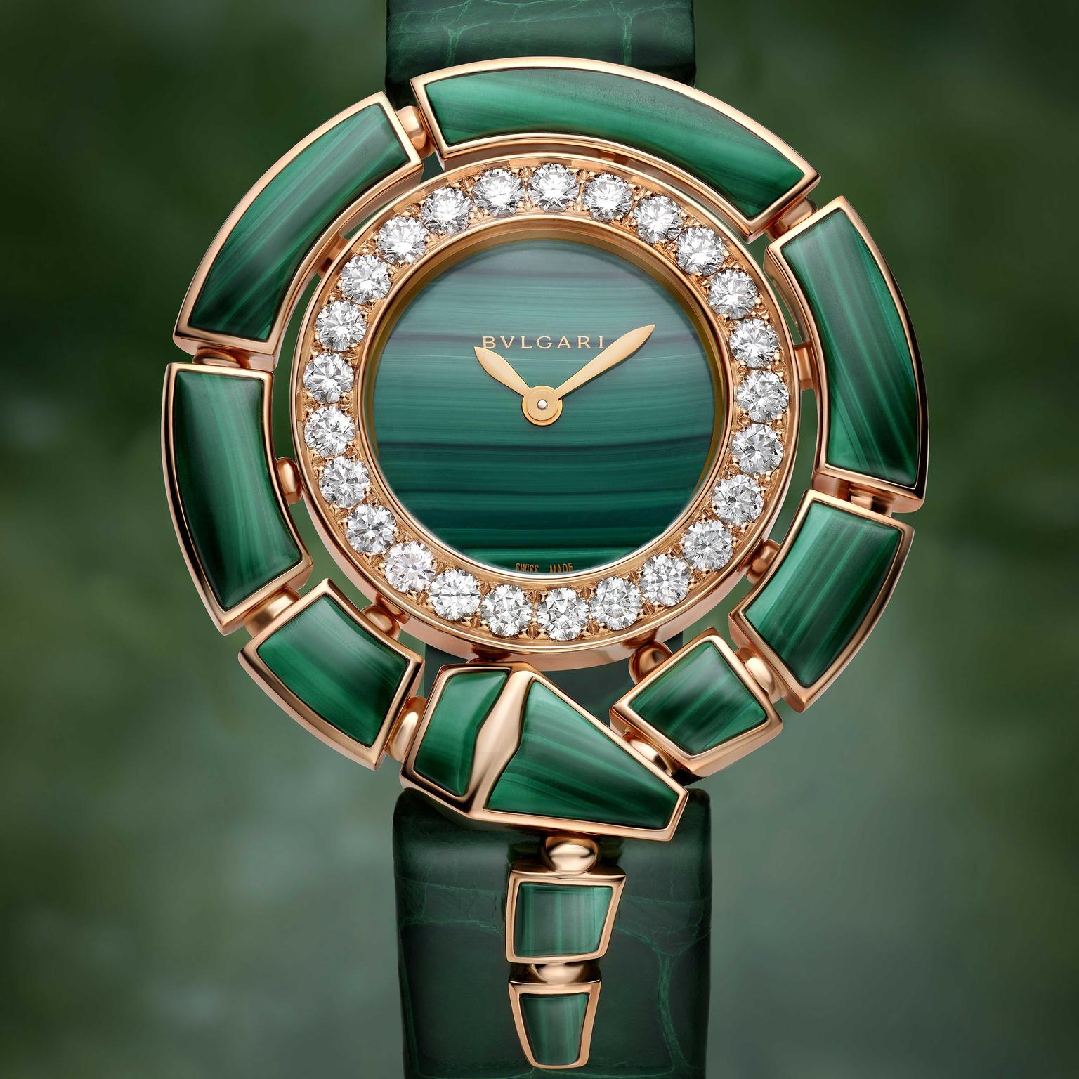 Bulgari Serpenti Incantati malachite wat