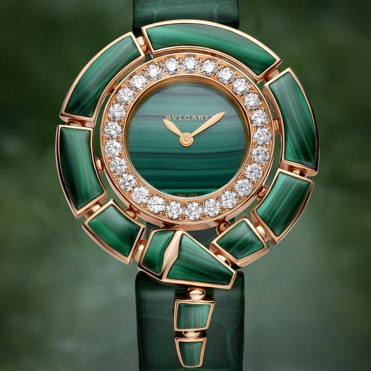 Bulgari Serpenti Incantati malachite wat