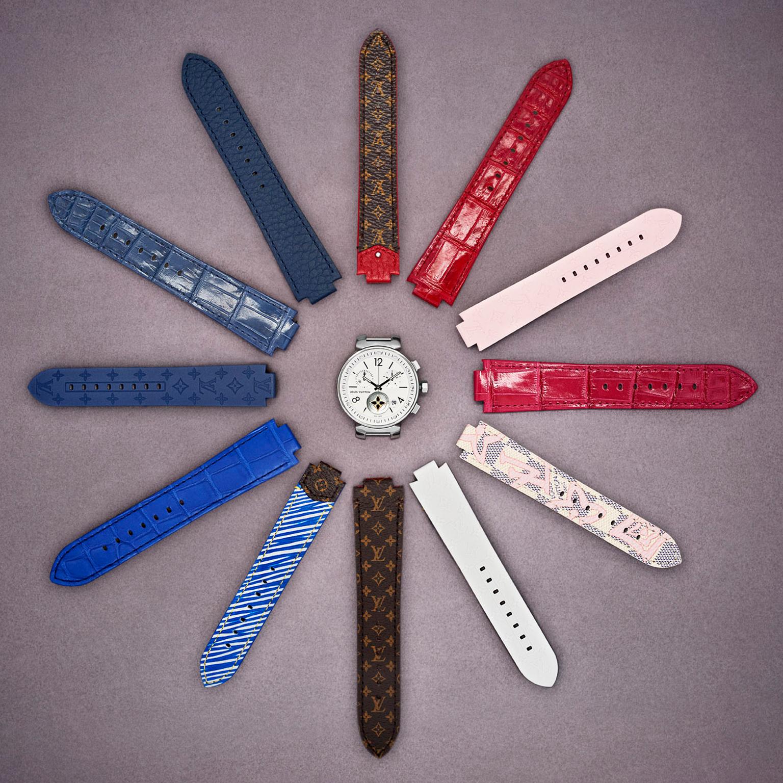 Louis Vuitton Tambour Moon Star interchangeable bracelets