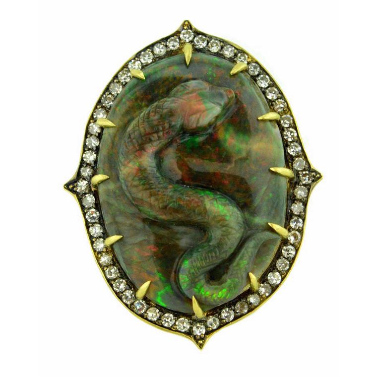 Sylva & Cie opal pendant