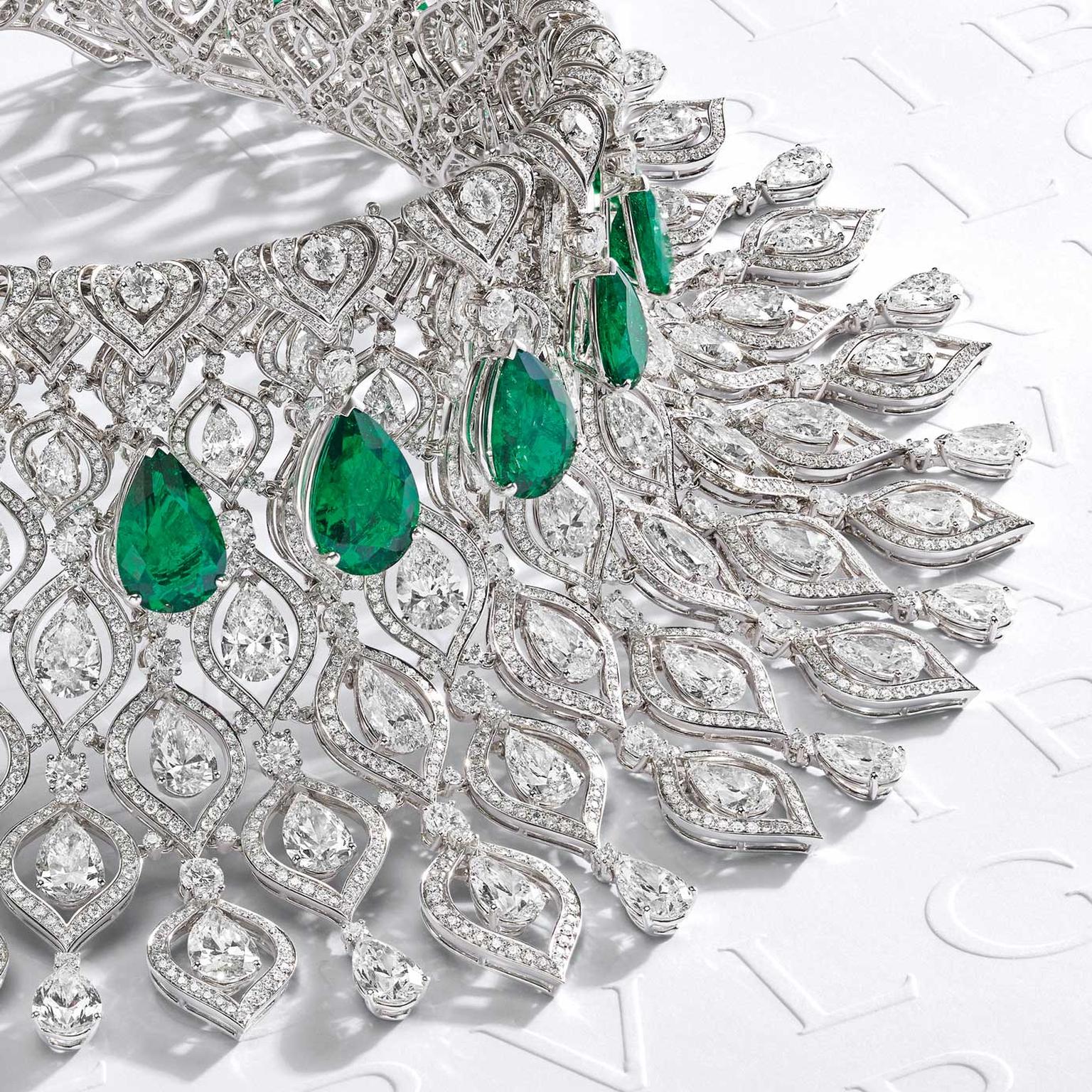 Bulgari Emerald Glory diamond necklace 