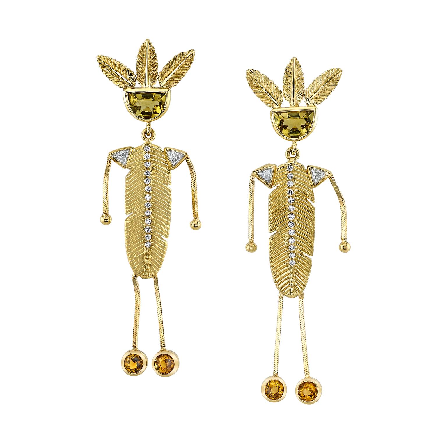 Daniela Villegas Penacho Earrings