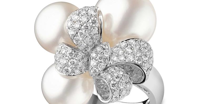YOKO pearl bow ring HERO