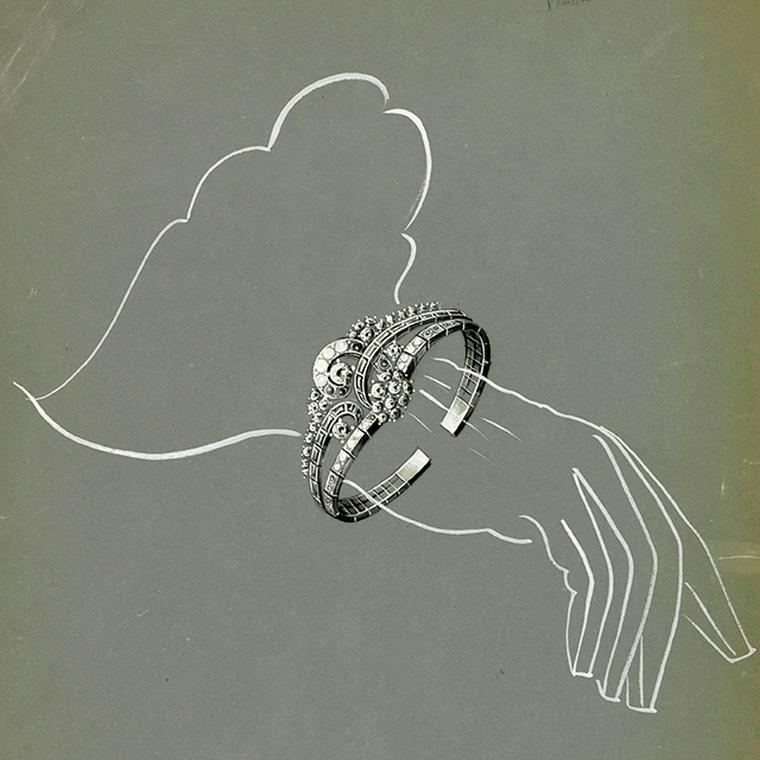 Boucheron bracelet design circa 1940