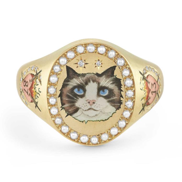Cece Jewellery Taylor Swift bespoke ringat--front-view-white-background