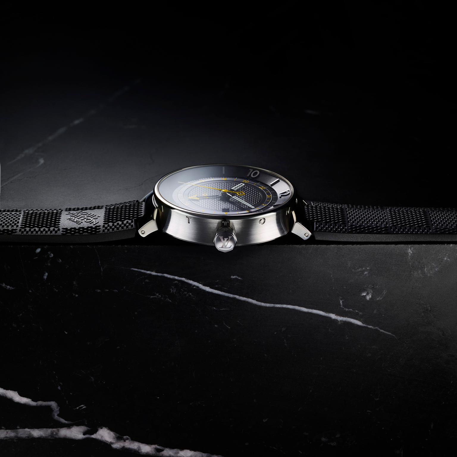 Tambour Moon GMT Black watch, Louis Vuitton