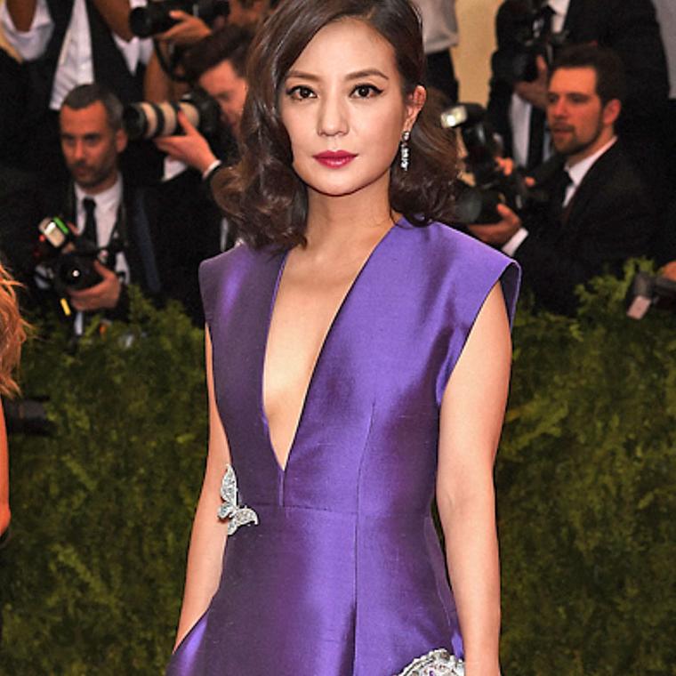 Zhao Wei wearing Tiffany brooch