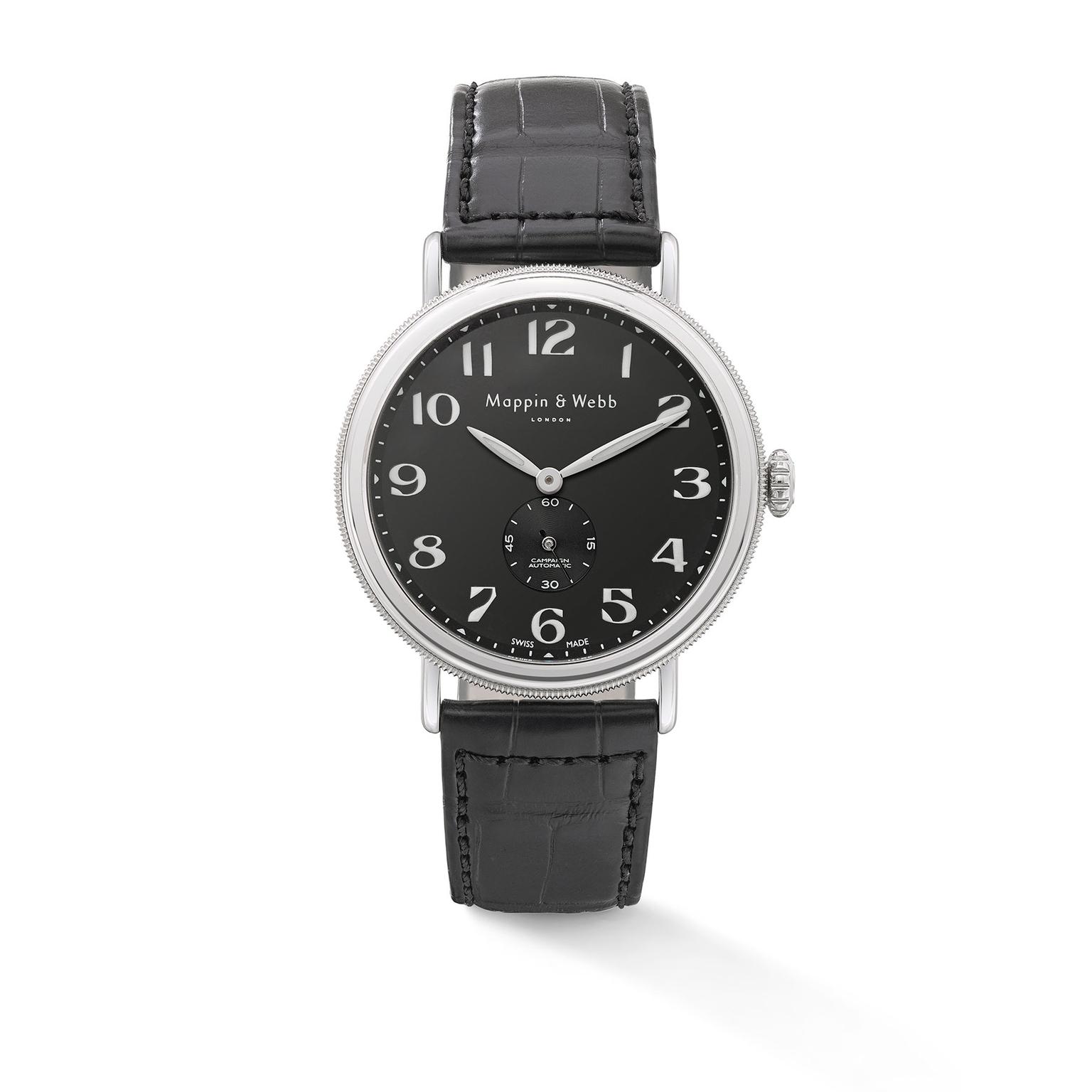 Mappin & Webb Campaign Automatic - black dial
