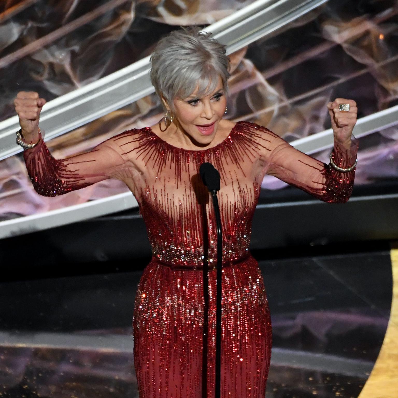 JANE FONDA IN POMELLATO OSCARS 2020