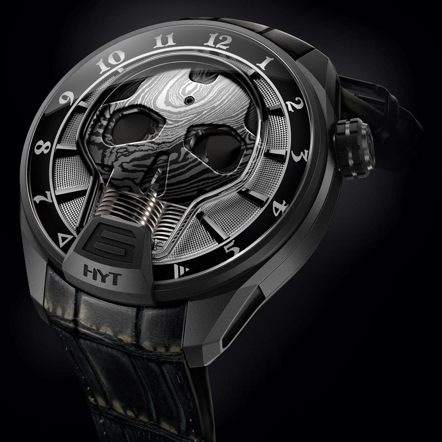 Skull Pocket watch | HYT | The Jewellery Editor