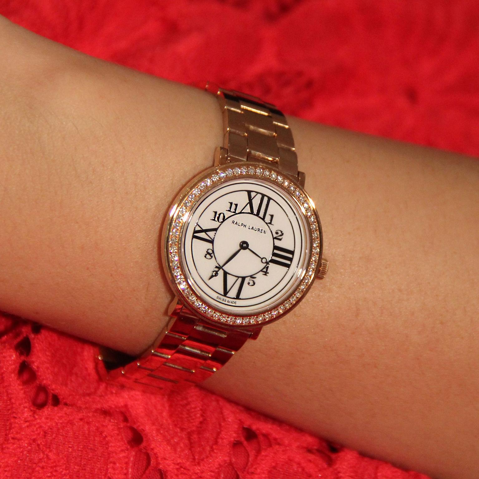 販売純正 新品 RALPH クォーツ腕時計 32mm RL888 LAUREN 腕時計(アナログ)