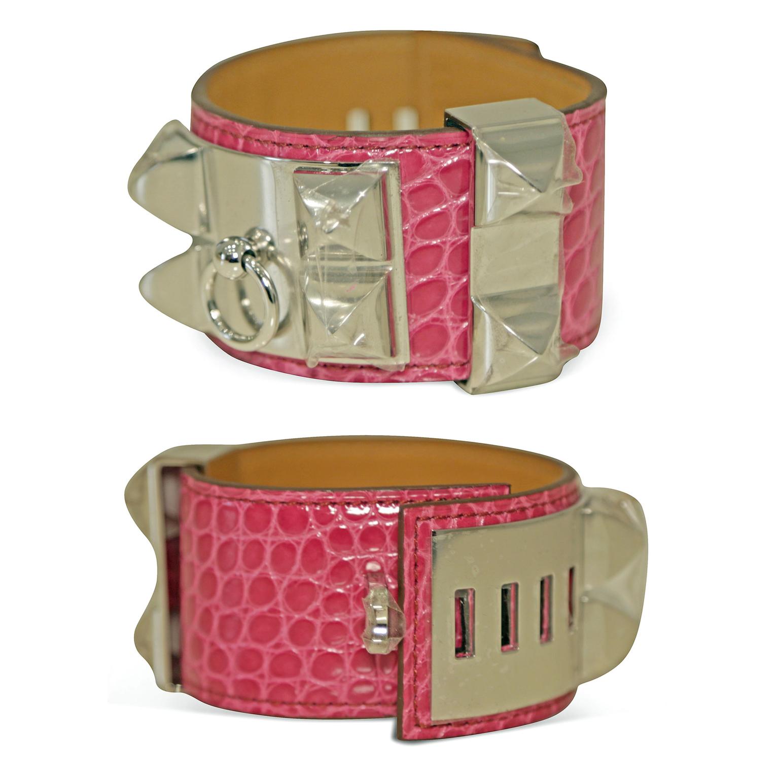 Paddle 8 Hermes Collier de Chien pink cuff