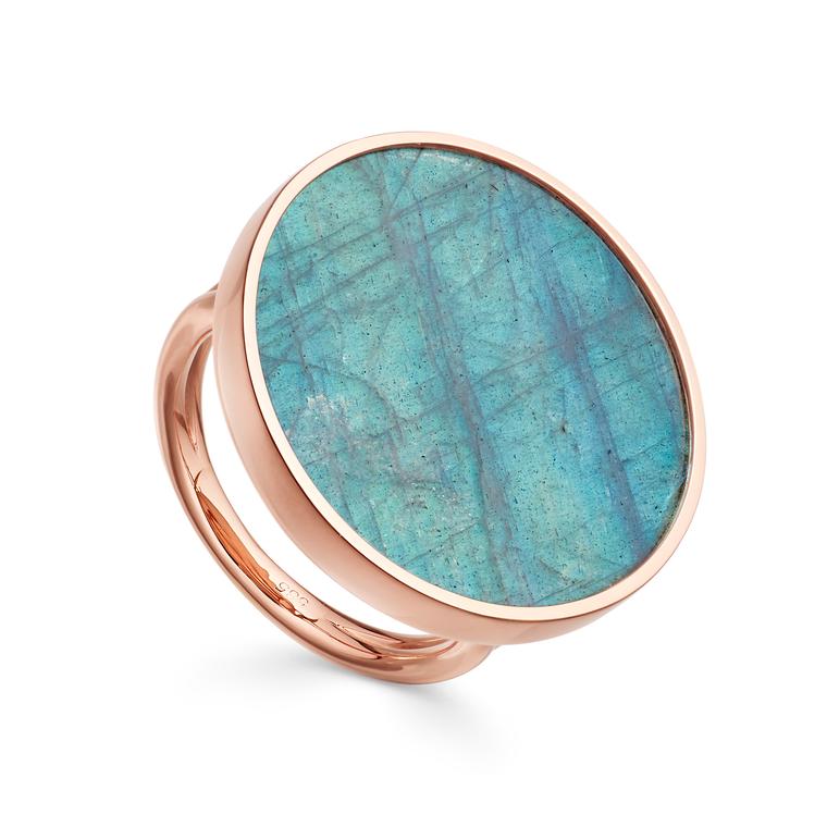 Astley Clarke Astronomy Labradorite Jupiter ring