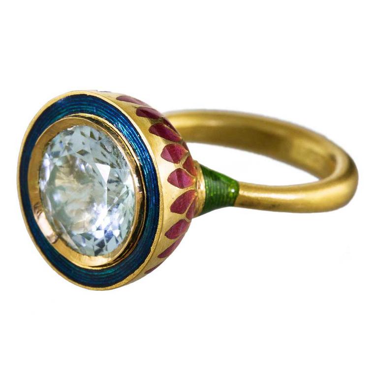 Alice Cicolini Jodhpur miniature petal ring