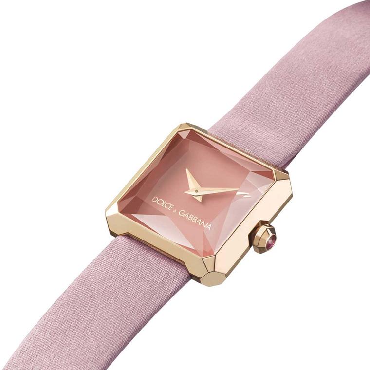 Dolce & Gabbana Sofia pink gold watch