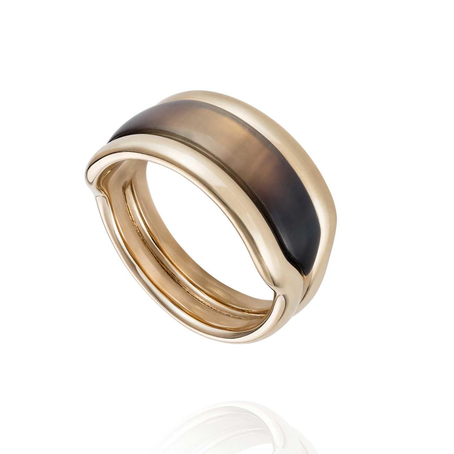 Fernando Jorge Parallel Horn Tag ring