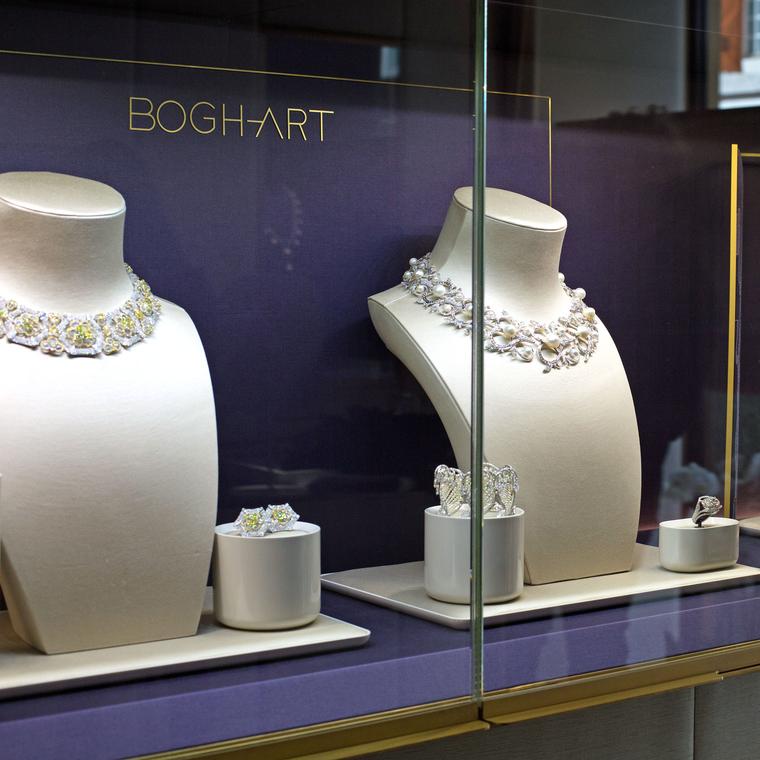 Boghossian Jewels window display
