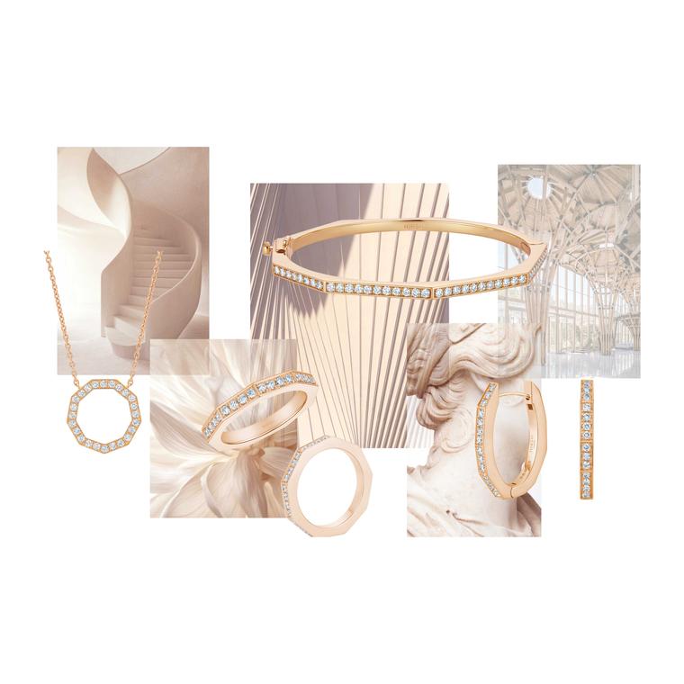 Hirsh Story inspiration board yellow gold