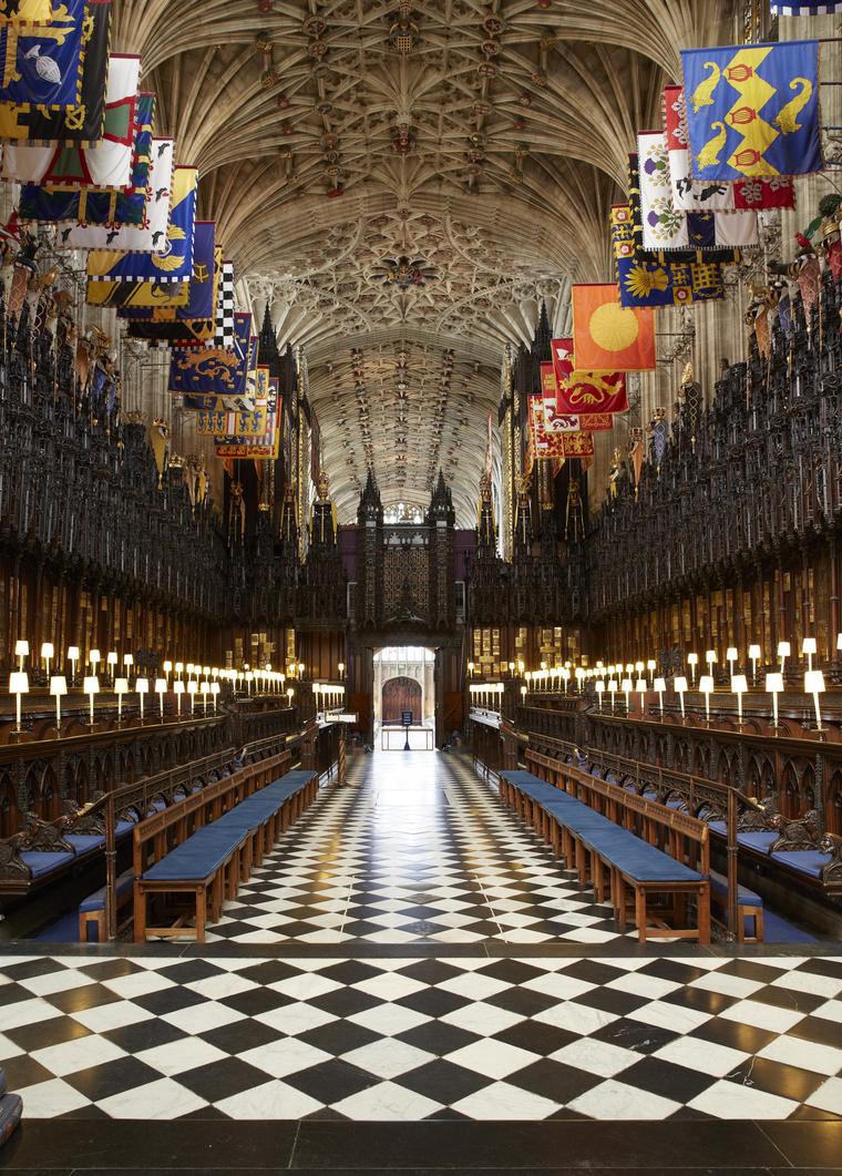 Interior of St Georges Chapel Windsor Image courtesy: RoyalUK.com