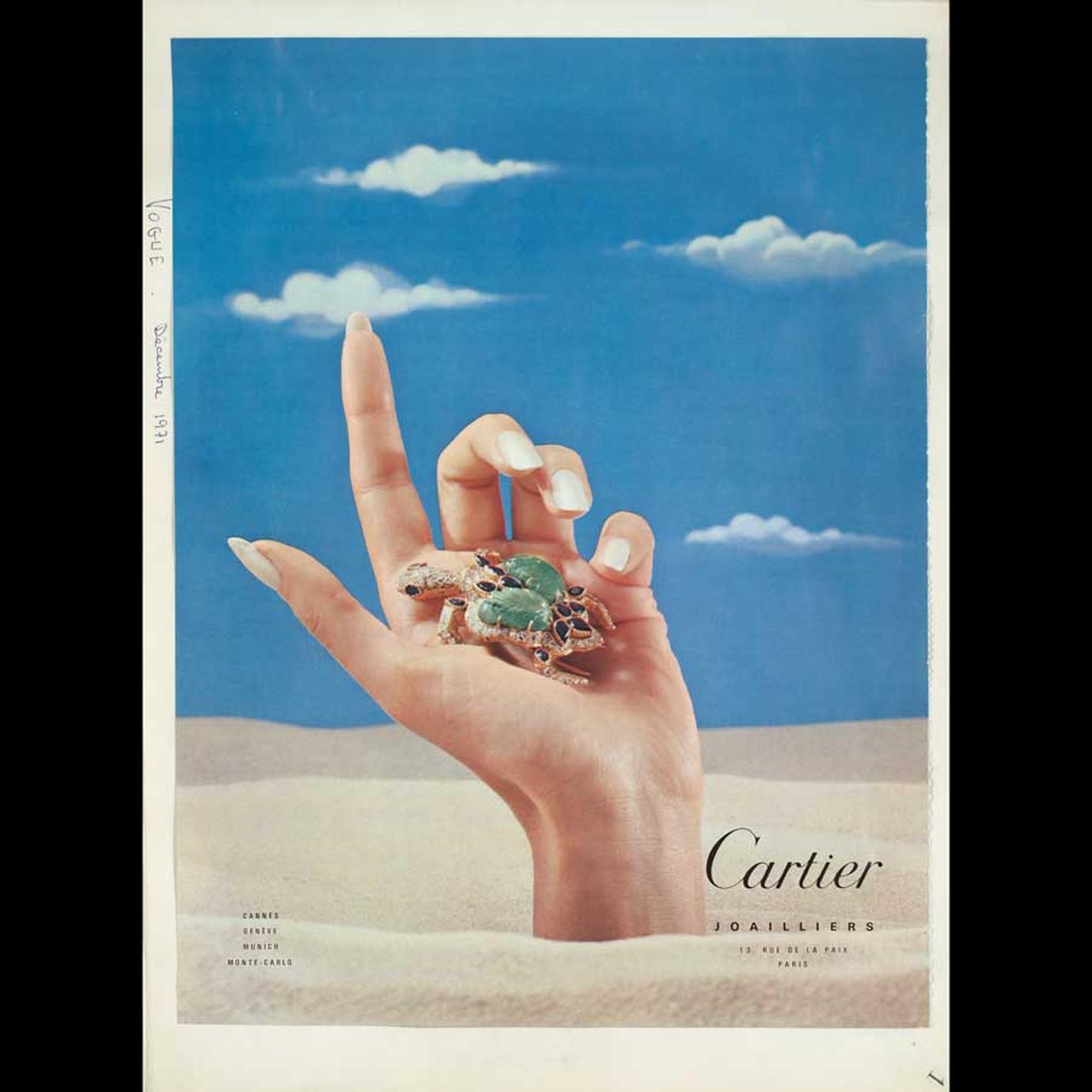 Layout from Cartier Monaco book archive poster