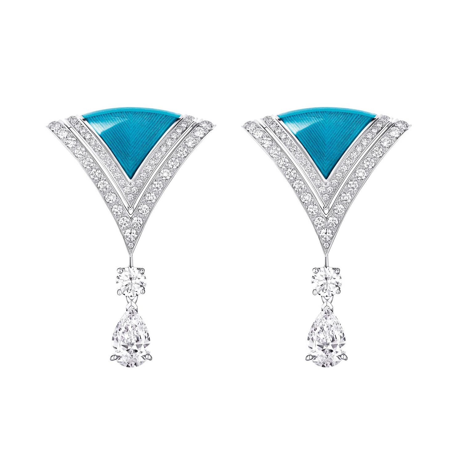 Louis Vuitton Acte V The Escape Excelsior earrings