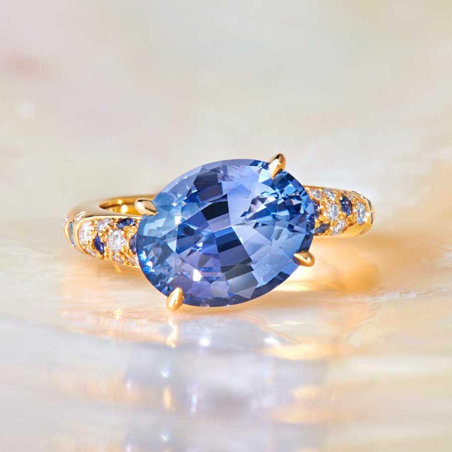 Doris Hangartner spinel and diamond ring