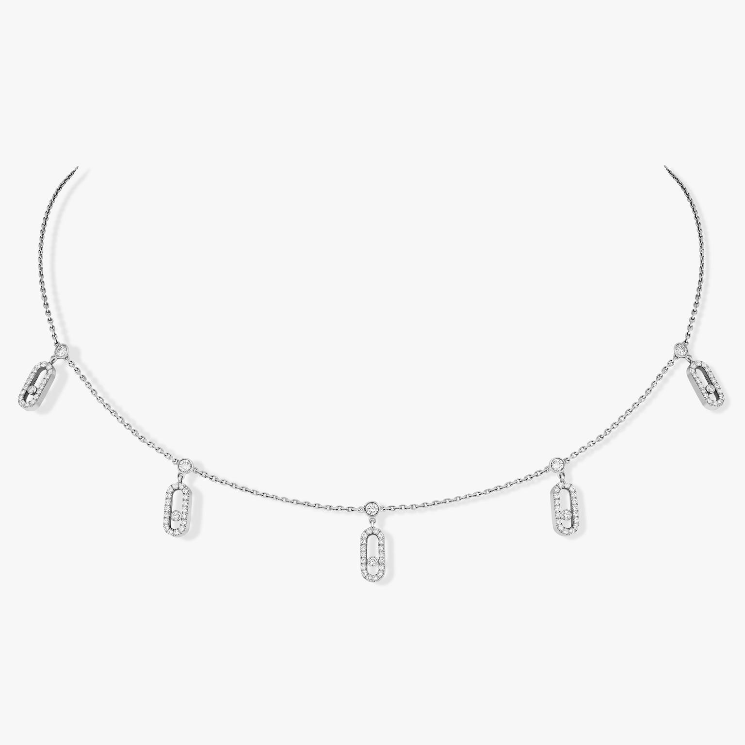 Move Uno Drop pendant choker by Messika