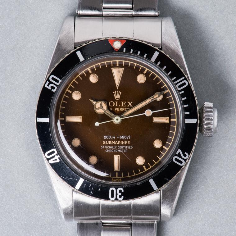 Rolex 6538 Tropical Submariner watch