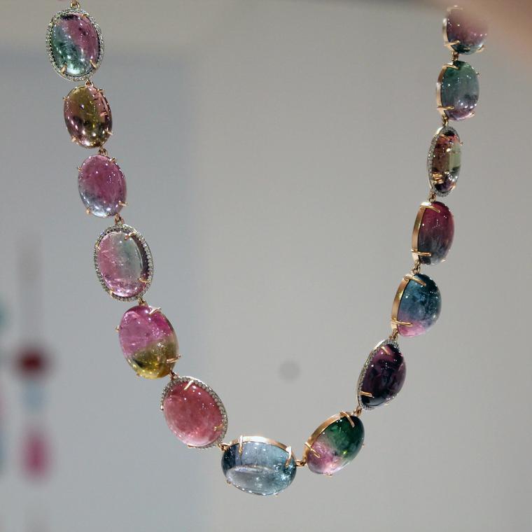 Watermelon Tourmaline Pendant Necklace – Project Yourself