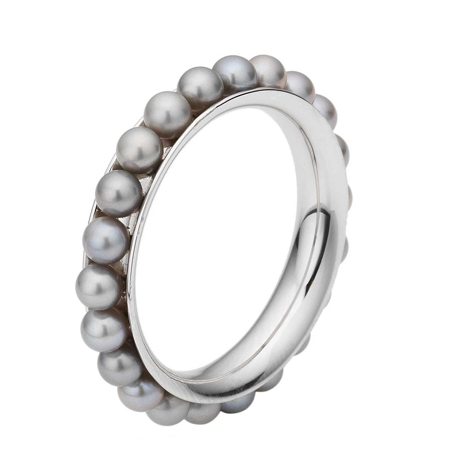 Melanie Georgacopoulos grey pearl bracelet