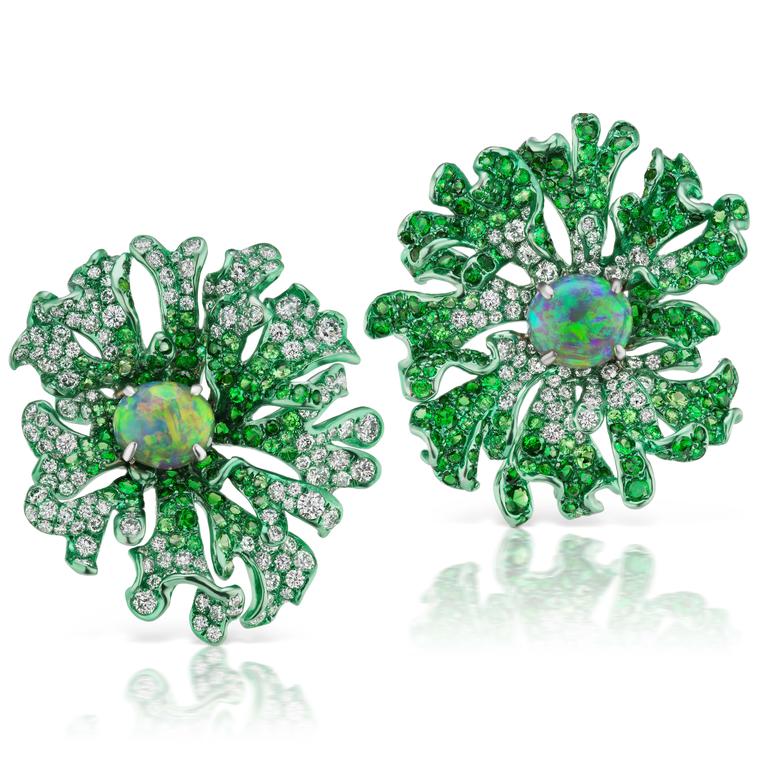 Neha Dani Jolene opal diamond earrings