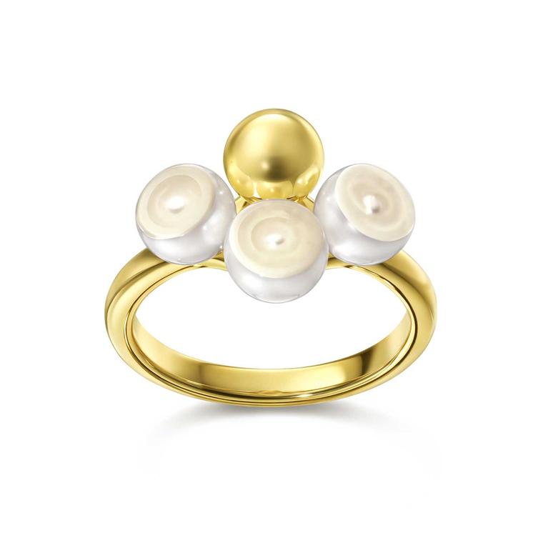 M/G TASAKI’ Sliced Sphere ring 