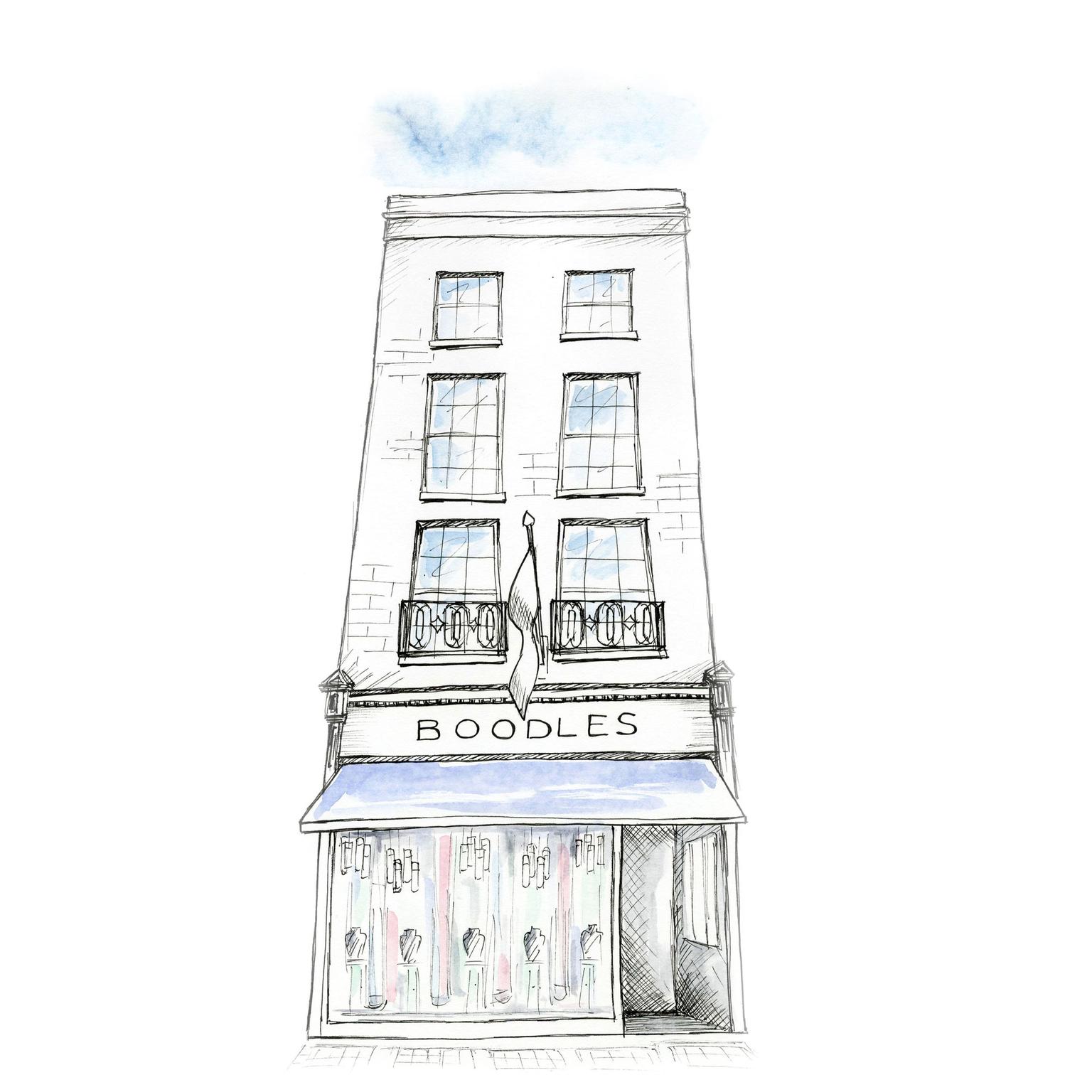 Boodles boutique sketch