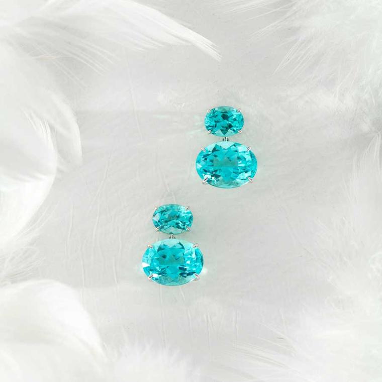 Doris Hangartner Paraiba earrings
