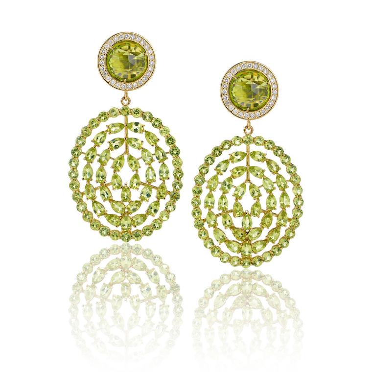 Plima peridot earrings