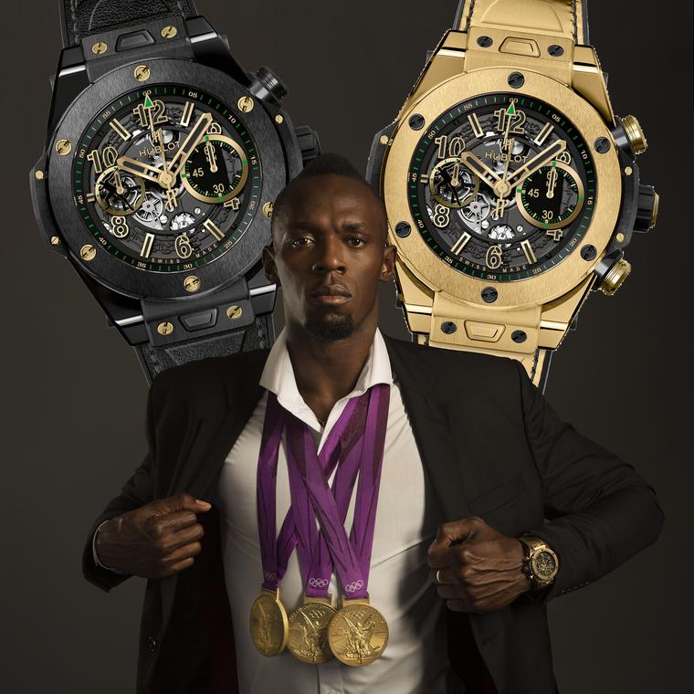 Big Bang Unico Usain Bolt yellow gold watch Hublot The Jewellery Editor