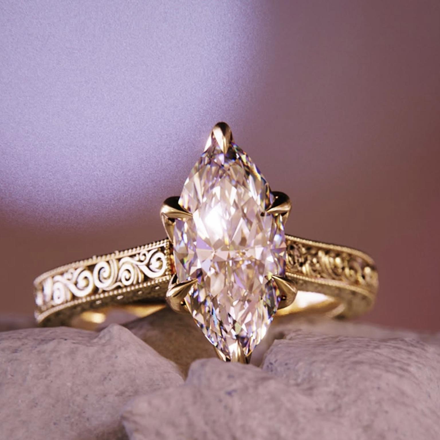 Engagement ring by Solitaire x Alex Armen