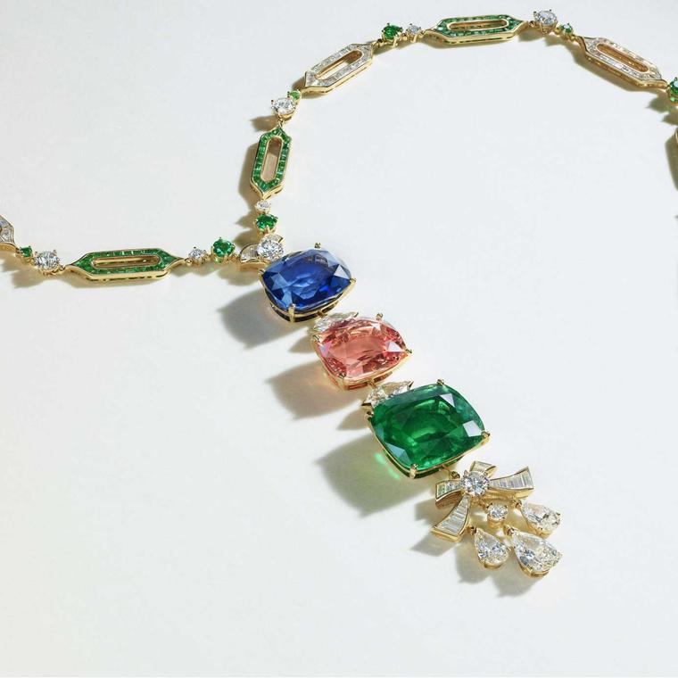 Lot-79--Bulgari-sapphire,-coloured-sapphire-emerald-necklace