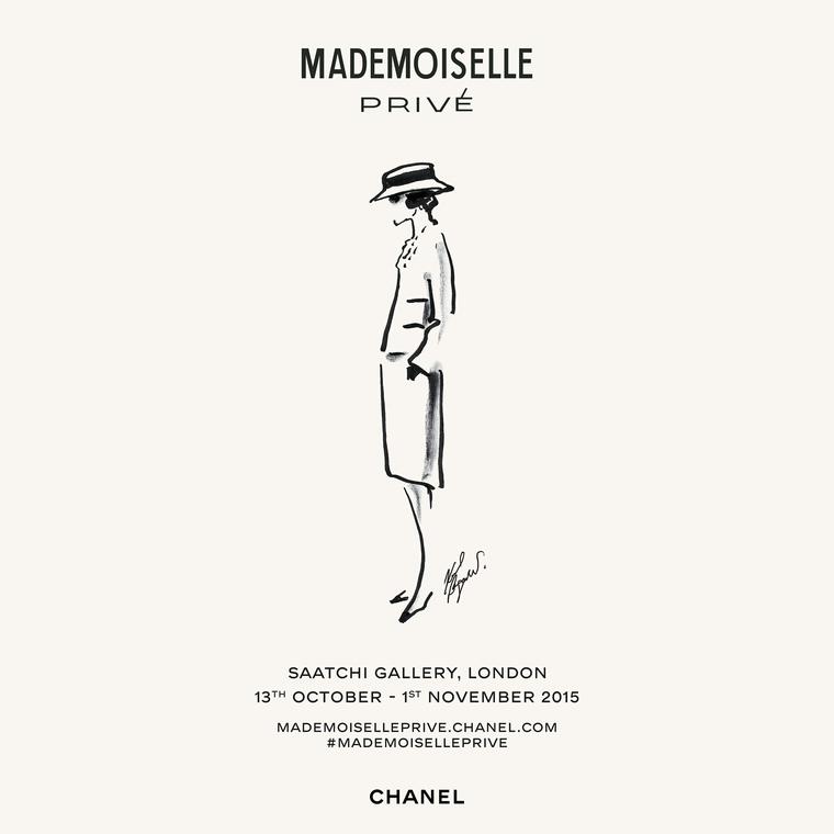 Affiche Chanel Mademoiselle Privé poster