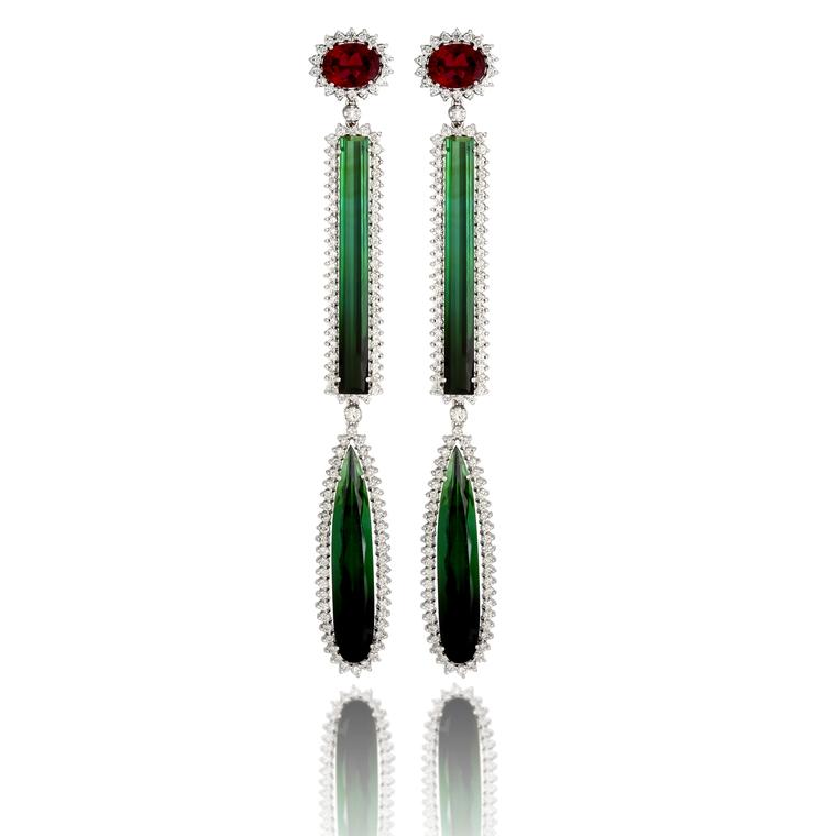 Vianna Brasil Raffinato white gold earrings