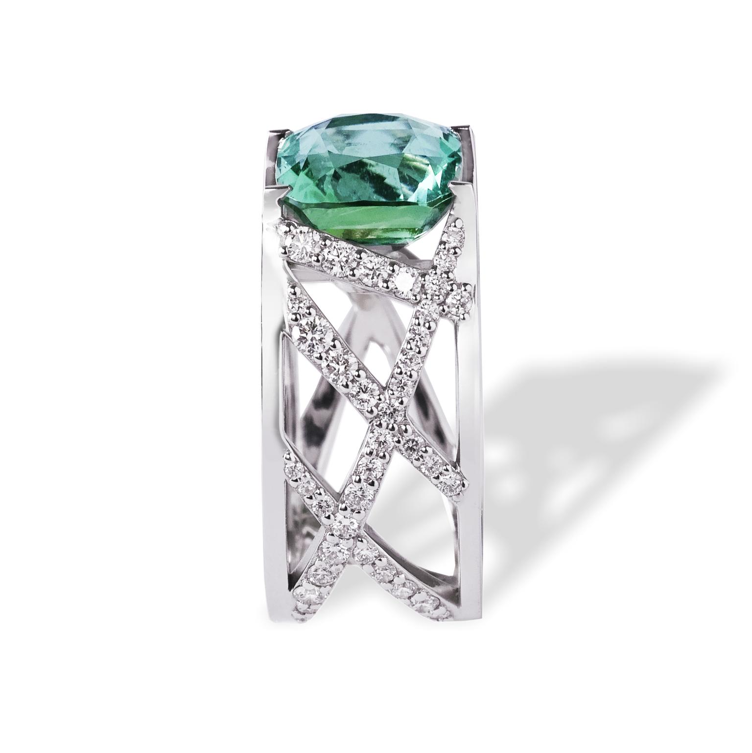 Tourmaline ring by Louiza Fine Jewellery