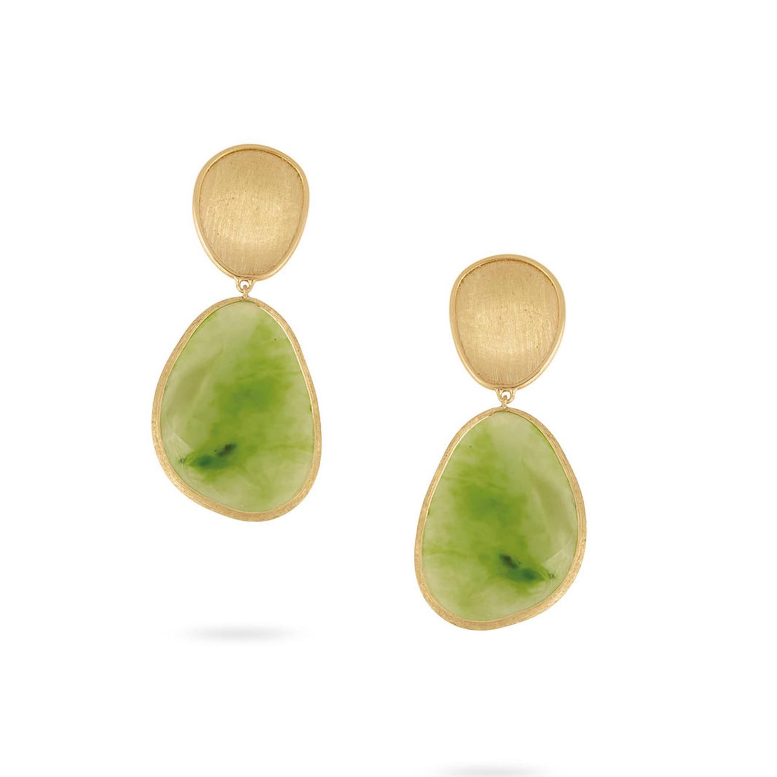 Marco Bicego Lunaria Unico jade earrings