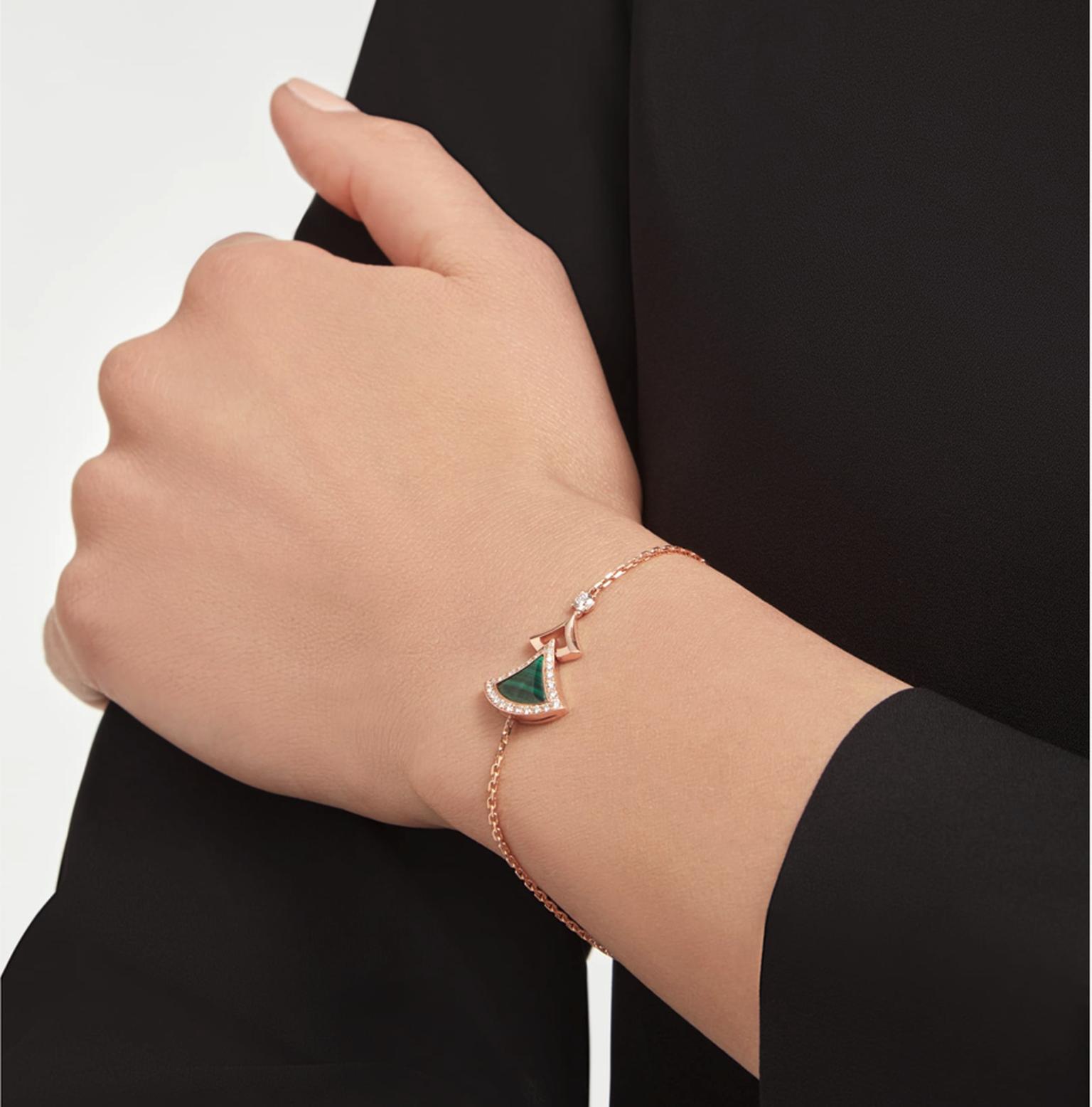 Diva Dream bracelet on model by Bulgari