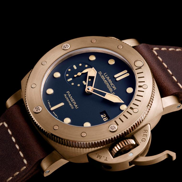 Panerai 47mm Luminor Submersible 1950 Bronzo watch